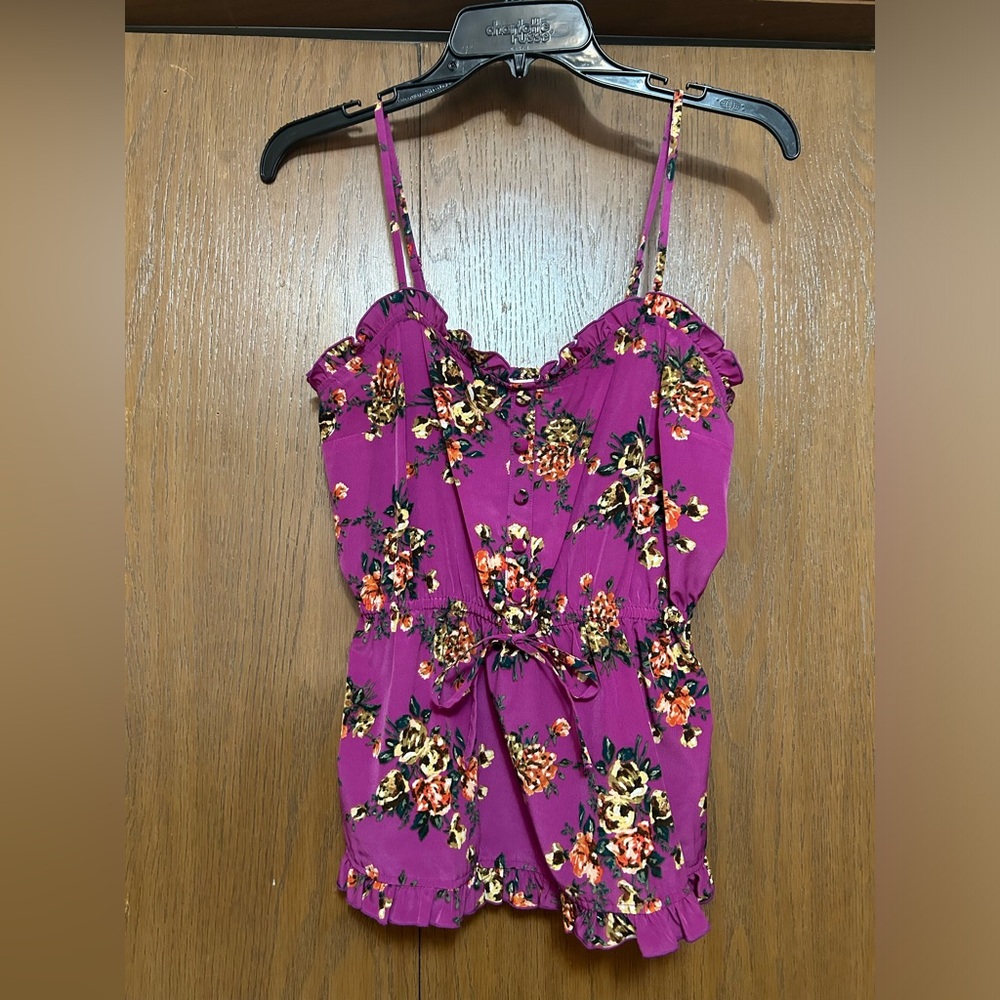 Hot pink tank top